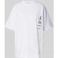 ANOTHER COTTON LAB T-Shirt mit Label-Print in Offwhite, Größe M von ANOTHER COTTON LAB