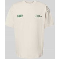 ANOTHER COTTON LAB T-Shirt mit Label-Prints in Offwhite, Größe XXL von ANOTHER COTTON LAB