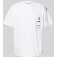 ANOTHER COTTON LAB T-Shirt mit Label-Prints in Weiss, Größe XL von ANOTHER COTTON LAB