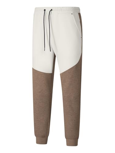 ANOTWENER Herren Jogginghose Kontrastfarbe Trainingshose Sporthosen mit Reißverschlusstaschen DK-175-S von ANOTWENER