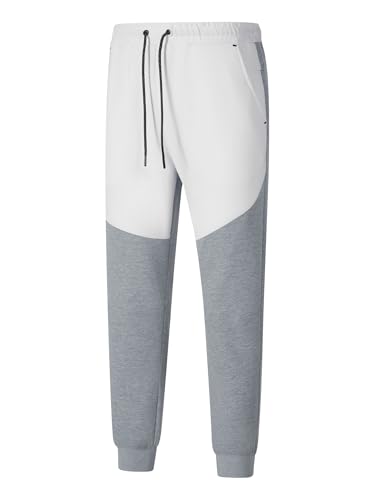 ANOTWENER Herren Jogginghose Kontrastfarbe Trainingshose Sporthosen mit Reißverschlusstaschen DK-177-XL von ANOTWENER