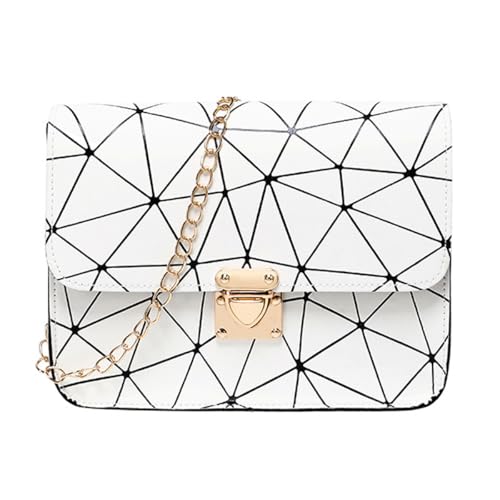 ANPTER Umhängetasche Klein Damen Schultertasche Handy Umhängetasche Handytaschen Geldbörse Handtaschen Mode Shoulder Bag Crossbody Tasche für Damen Frauen Mädchen Kinder (Weiß Klein Umhängetaschen) von ANPTER