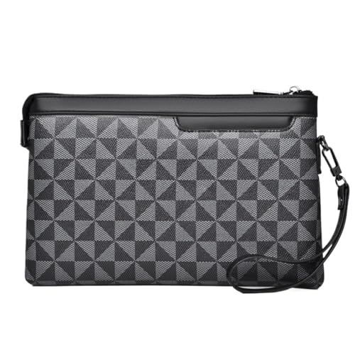 ANQKYO Kupplung Tasche Leder Geldbörse Große Kapazität Umschlag Lange Brieftasche Business Männer Handtasche for Telefon Karte Halter Schlüssel FüR Herren von ANQKYO