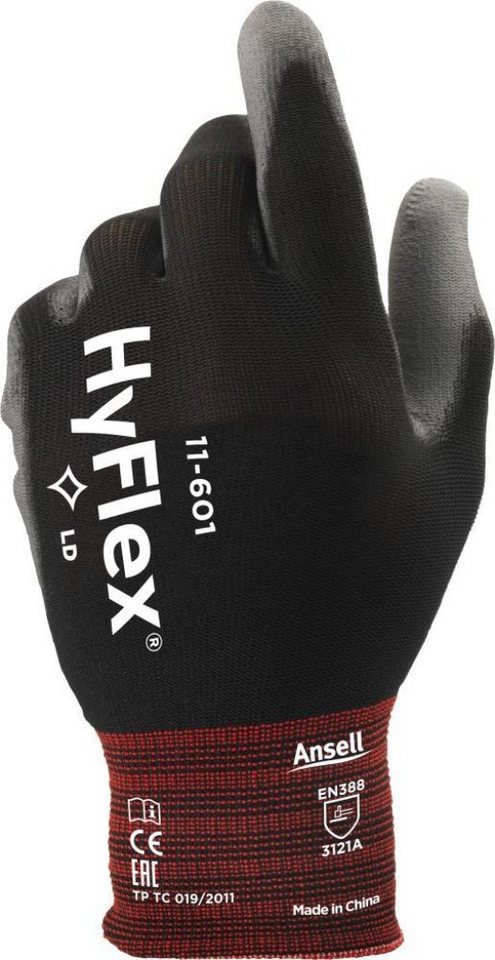 ANSELL Arbeitshandschuhe 12 Paar ANSELL Montagehandschuh HyFlex 11-601 Gr.7 Arbeitshandschuh 0 von ANSELL