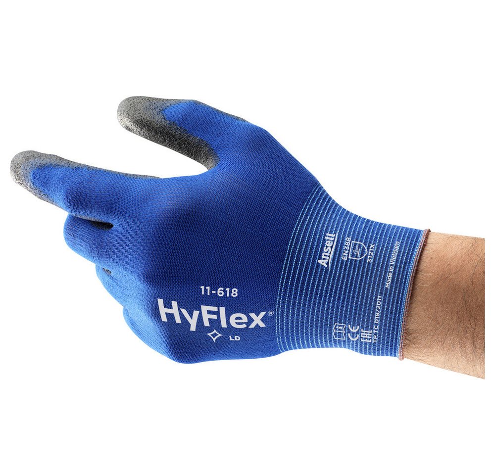 ANSELL Arbeitshandschuhe Ansell HyFlex 11618R100-1P Polyurethan Arbeitshandschuh Größe (Handsch ANSELL Arbeitshandschuhe Ansell HyFlex 11618R100-1P Polyurethan Arbeitshandschuh Größe (Handsch von ANSELL