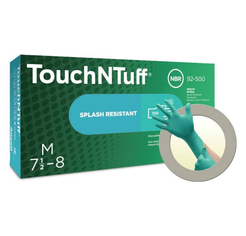 ANSELL Einweghandschuhe Ansell TouchNTuff 92500100 100 St. Nitril Einweghandschuh Größe (Hands von ANSELL
