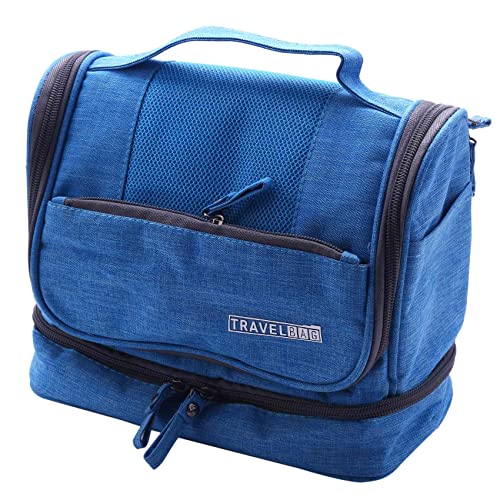 ANSO Blau Frauen Herren HäNgende Kosmetik Tasche Reisen Necessarie Tragbare Toiletten Aufbewahrung Make-Up Kosmetik Koffer Organizer ZubehöR Produkte von ANSO