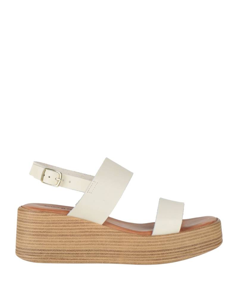 ANTICA CUOIERIA Sandale Damen Off white von ANTICA CUOIERIA