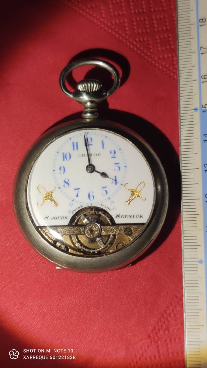 Orator Hebdomas Magnificent Watch Pocket Watch 8 Days Taschenuhr Working Watch Video & Youtube von ANTIGUEDADESXARREQUE