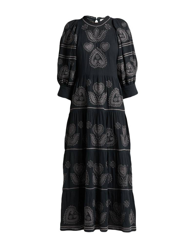 ANTIK BATIK Maxi-kleid Damen Braungrau von ANTIK BATIK