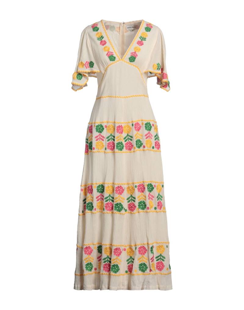 ANTIK BATIK Maxi-kleid Damen Cremeweiß von ANTIK BATIK