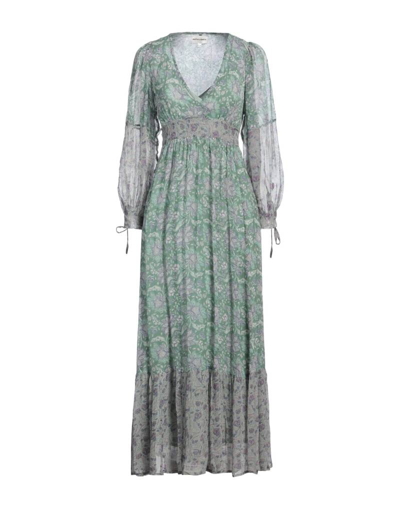 ANTIK BATIK Maxi-kleid Damen Salbeigrün von ANTIK BATIK