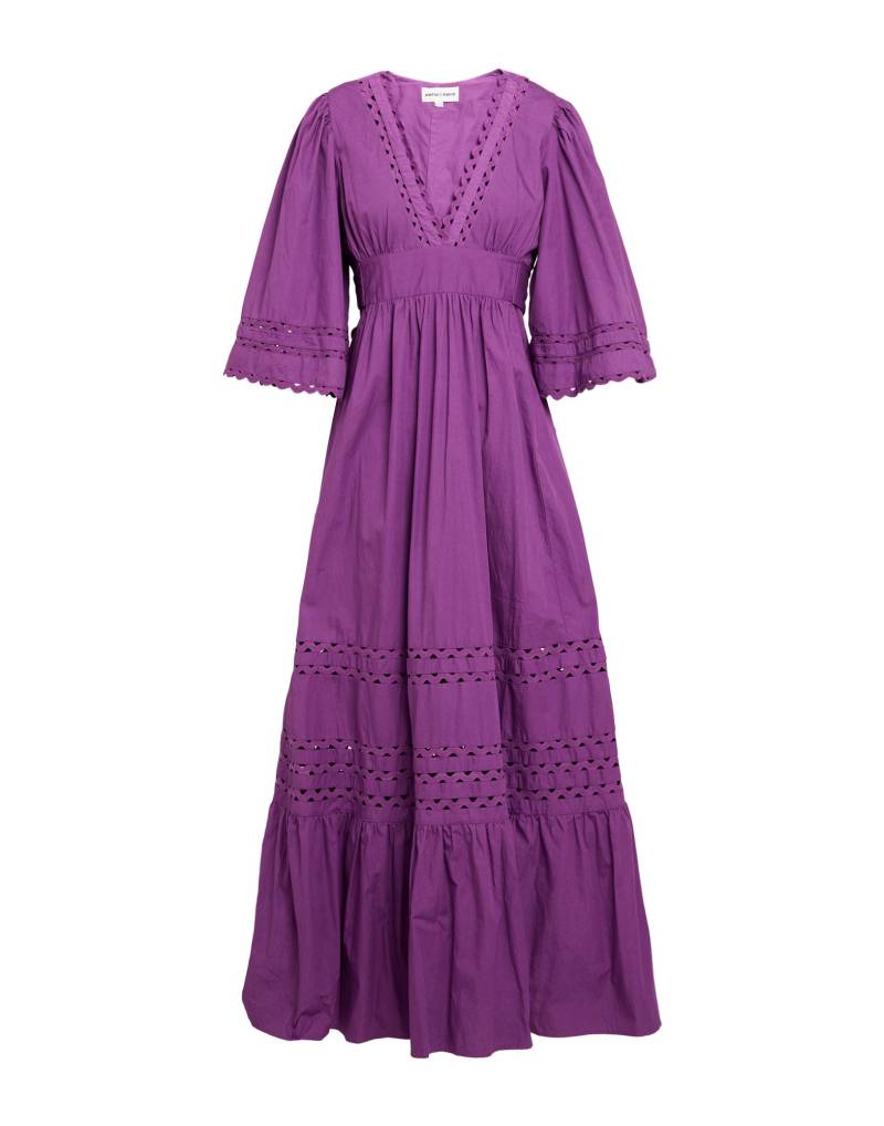 ANTIK BATIK Maxi-kleid Damen Violett von ANTIK BATIK