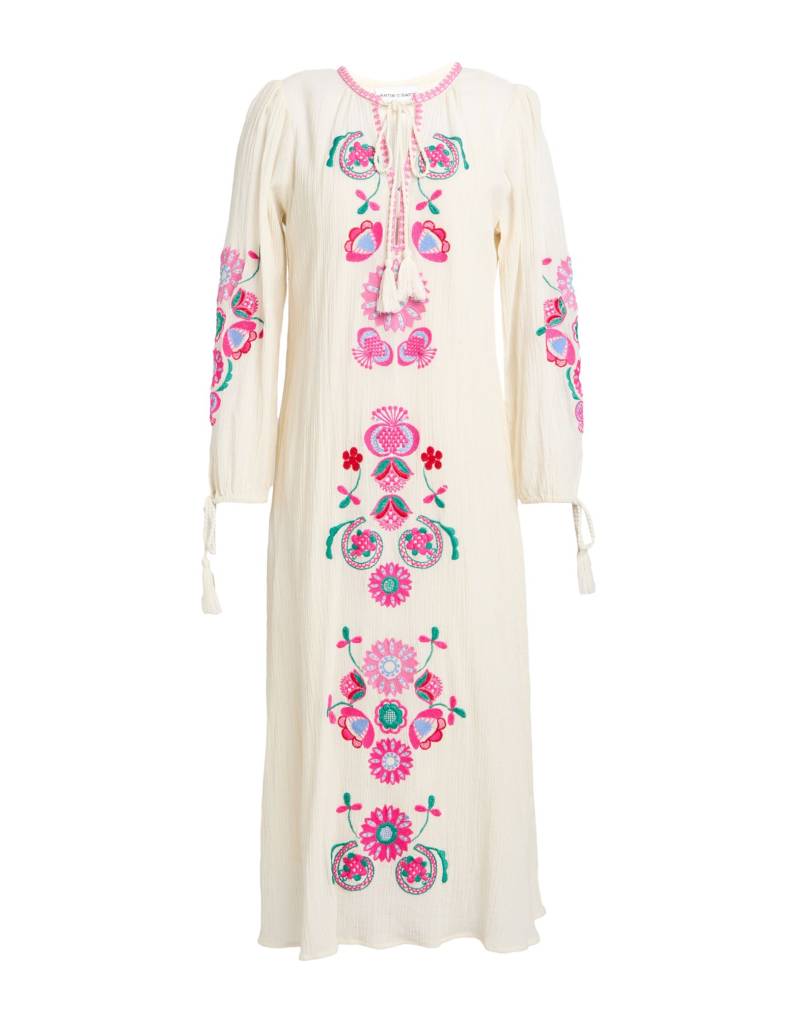 ANTIK BATIK Midi-kleid Damen Elfenbein von ANTIK BATIK