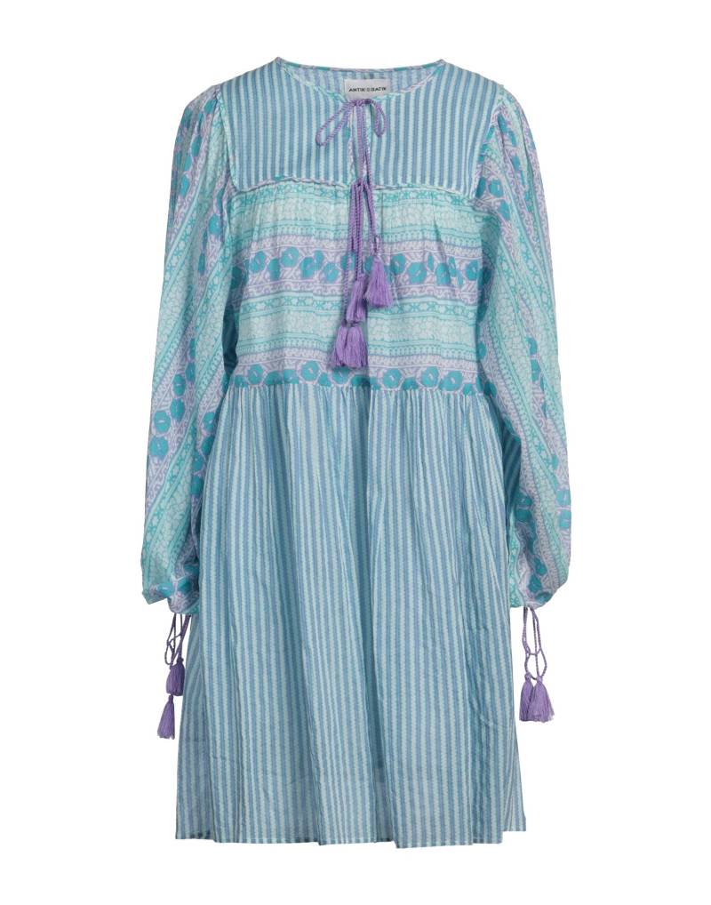 ANTIK BATIK Mini-kleid Damen Azurblau von ANTIK BATIK