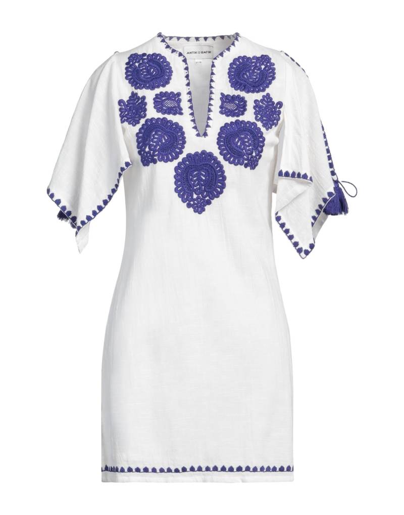 ANTIK BATIK Mini-kleid Damen Weiß von ANTIK BATIK
