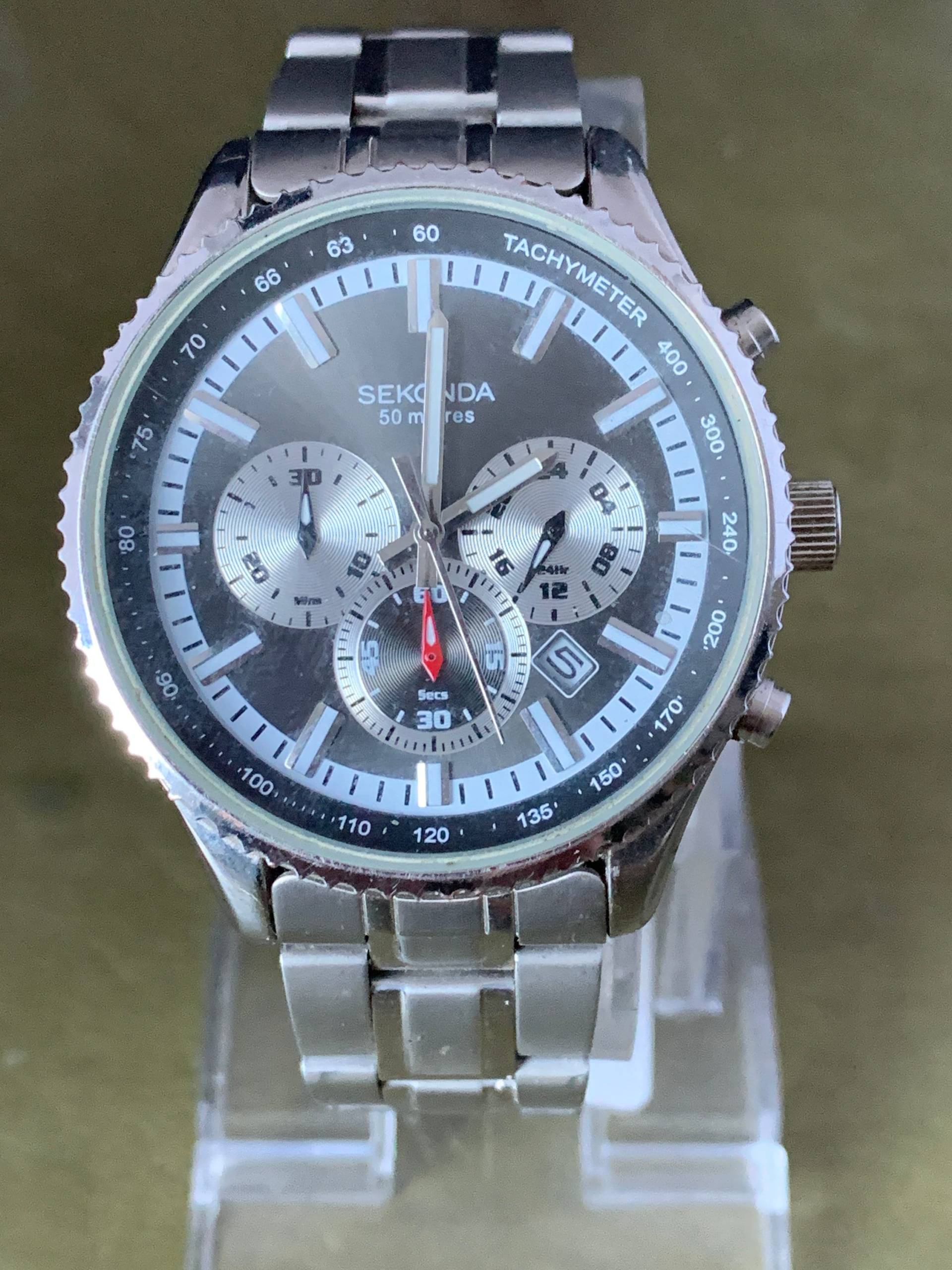 Sekonda Herren Chronograph Uhr von ANTIQUESandVINTAGEuk