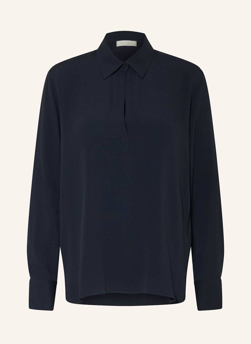 Antonelli Firenze Blusenshirt Amaretto Mit Seide blau von ANTONELLI firenze