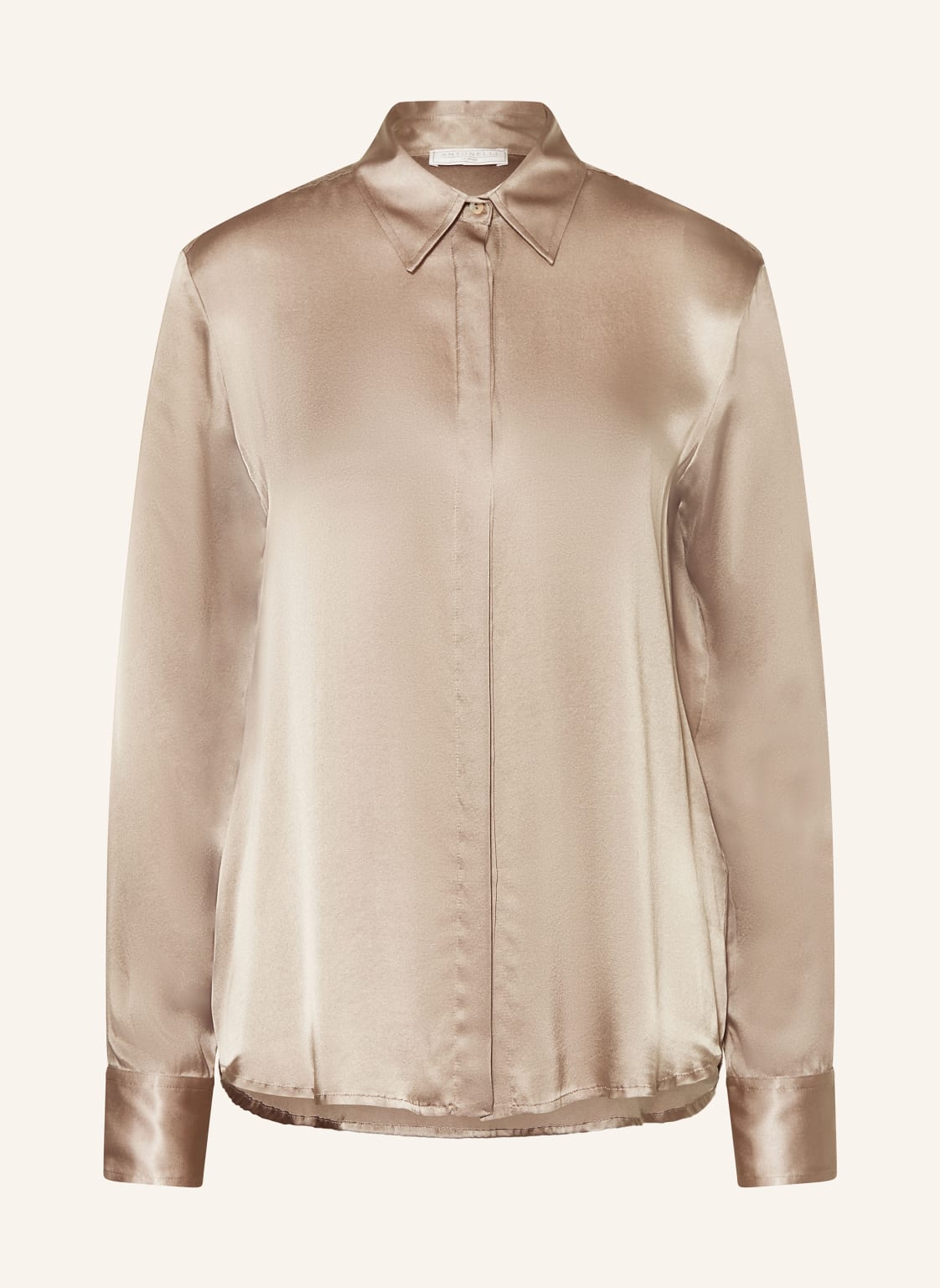 Antonelli Firenze Hemdbluse Chisone Aus Seide beige von ANTONELLI firenze