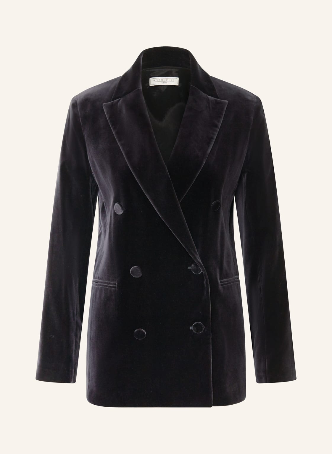 Antonelli Firenze Samtblazer Galbusera schwarz von ANTONELLI firenze