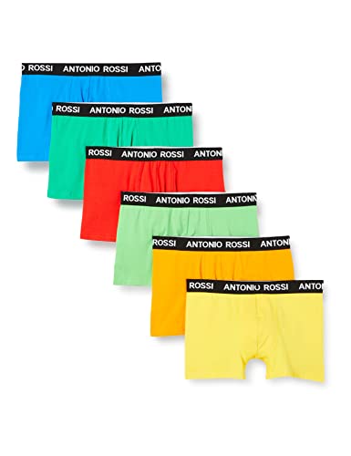 ANTONIO ROSSI (3/6er-Pack) Boxershorts Herren - Unterhosen Männer Multipack mit Elastischem Bund - Baumwollreich, Bequeme Herrenunterwäsche, Neon (6er-Pack), XL von ANTONIO ROSSI