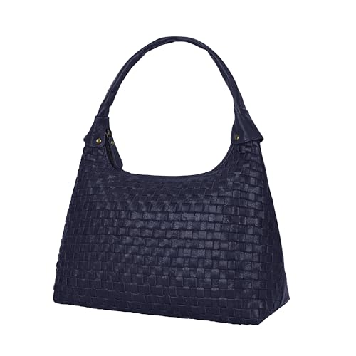 ANTONIO VALERIA Allison Geflochtene Leder-Tragetasche für Damen, Geflochtenes Blau ANTONIO VALERIA Allison Geflochtene Leder-Tragetasche für Damen, Geflochtenes Blau von ANTONIO VALERIA