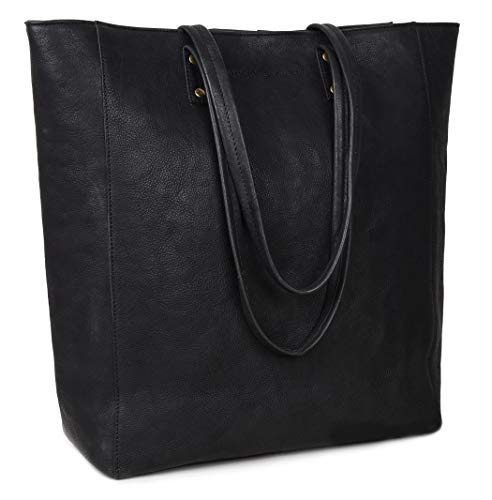 ANTONIO VALERIA Ava Schultertasche aus Leder mit Tragegriff für Damen, Schwarz (schwarz), Medium… von ANTONIO VALERIA