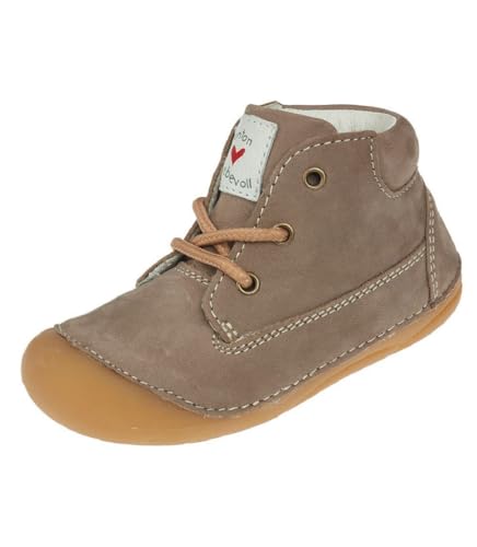 ANTONLIEBEVOLL Baby Lauflernschuhe, Leder Krabbelschuhe Gr. 19-25 EU, rutschfest Fungi Gr. 23 von ANTONLIEBEVOLL