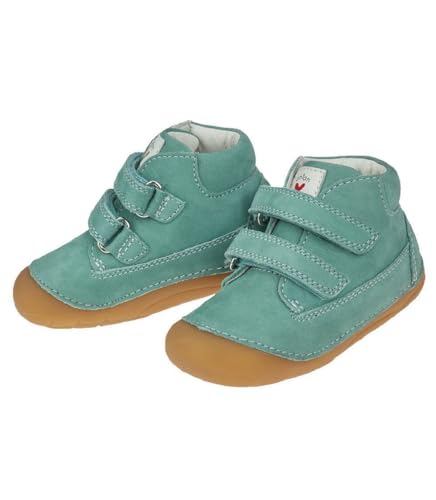 ANTONLIEBEVOLL Baby Lauflernschuhe, Leder Krabbelschuhe Gr. 19-25 EU, rutschfest Blue-surf Gr. 20 von ANTONLIEBEVOLL