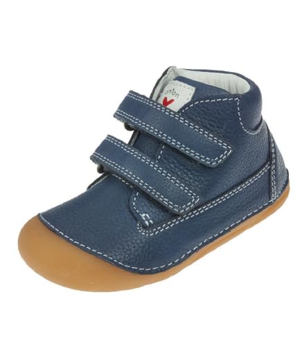 ANTONLIEBEVOLL Baby Lauflernschuhe, Leder Krabbelschuhe Gr. 19-25 EU, rutschfest Navy Gr. 20 von ANTONLIEBEVOLL