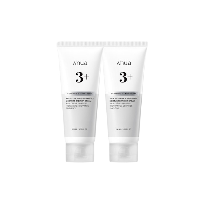 ANUA  - 3 Ceramide Panthenol Moisture Barrier Cream  -  100ml (2ea) Set von ANUA