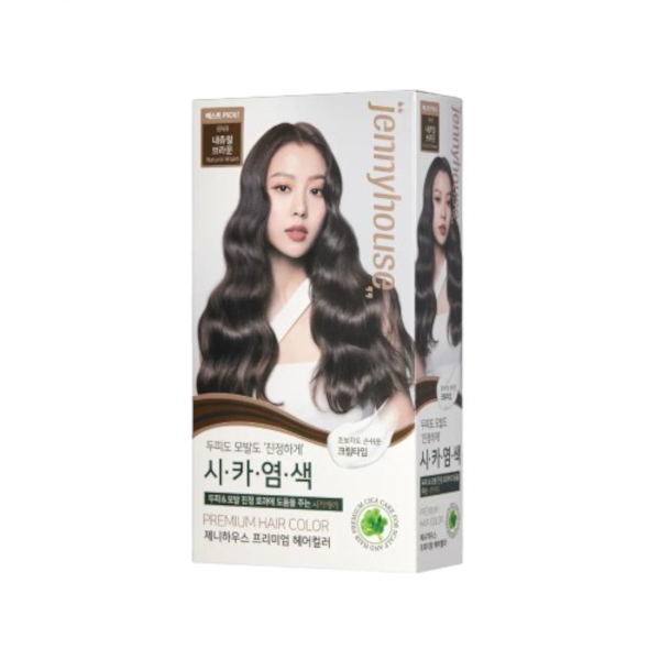 Jenny House - Premium Hair Color - 1set - 6NB Natural Brown von Jenny House