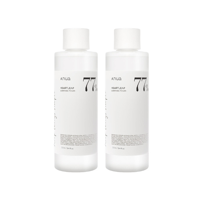 ANUA - Heartleaf 77% Soothing Toner - 500ml (2ea) Set von ANUA
