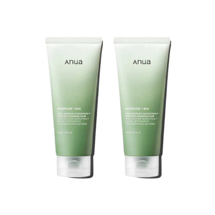 ANUA - Heartleaf Quercetinol Pore Deep Cleansing Foam - 150ml (2ea) Set von ANUA