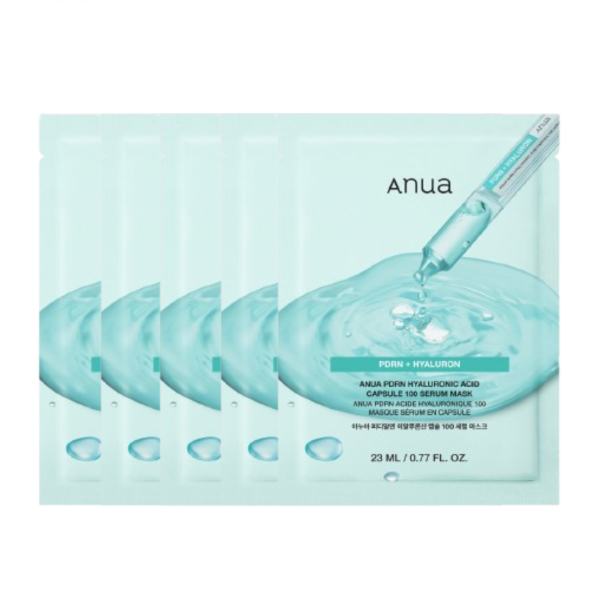ANUA - PDRN Hyaluronic Acid Capsule 100 Serum Mask - 5stücke von ANUA