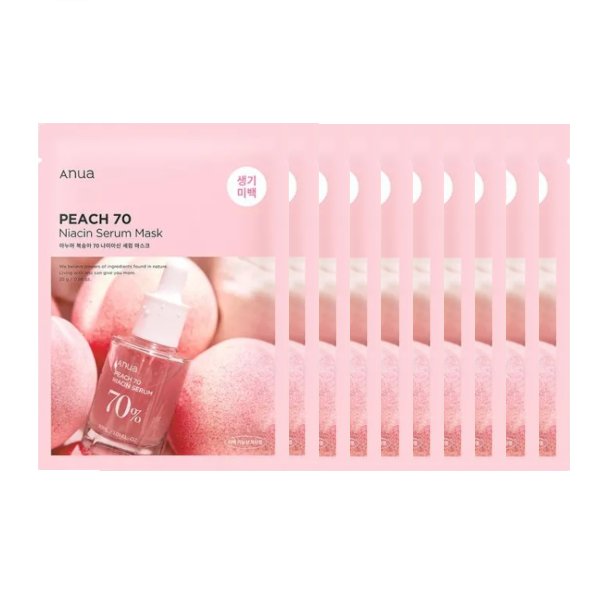 ANUA - Peach 70 Niacin Serum Mask - 10stücke von ANUA