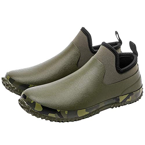 ANUFER Unisex Erwachsene' Cool Tarnen Wasserdicht Low-Top Regen Schuhe Grün SN01842 44 EU von ANUFER