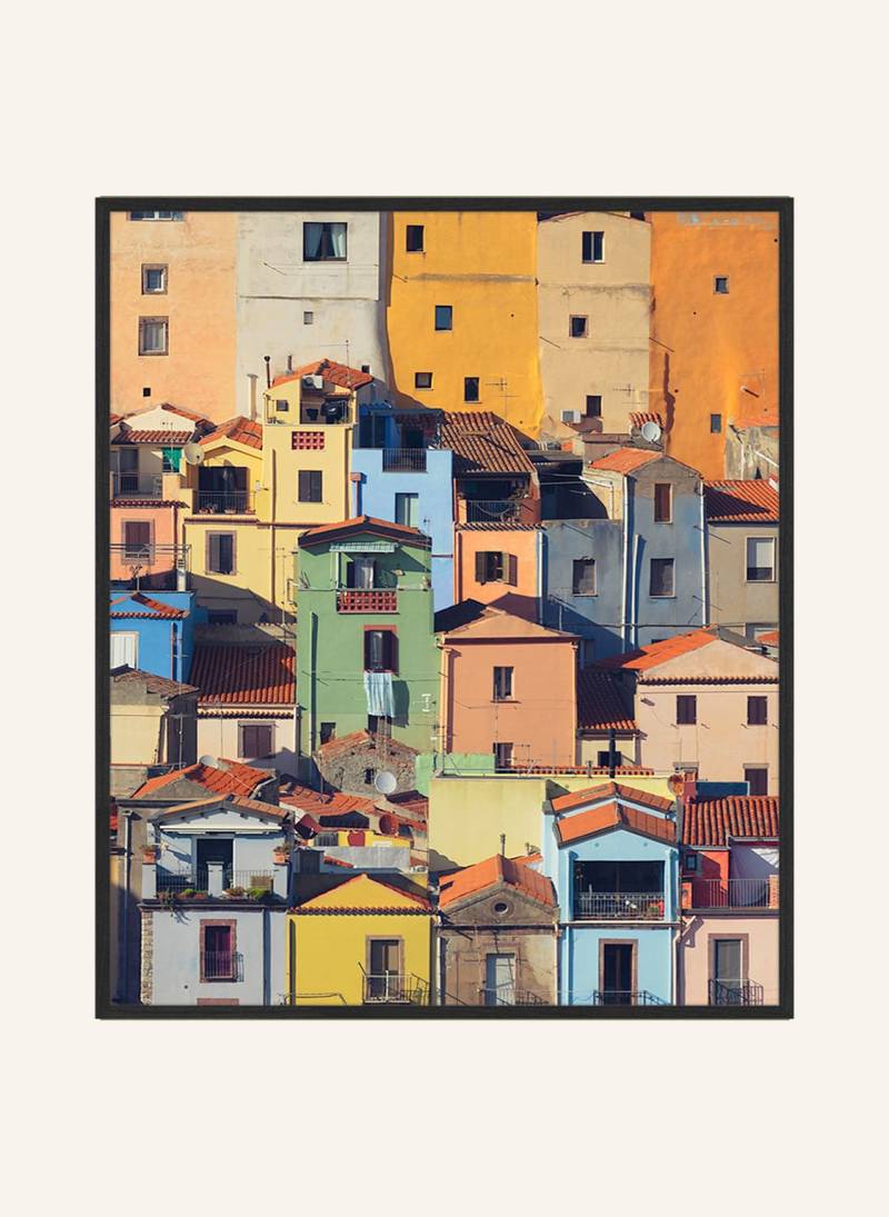 Any Image Wandbild Bosa, Sardinien Mit Rahmen schwarz Any Image Wandbild Bosa, Sardinien Mit Rahmen schwarz von ANY IMAGE