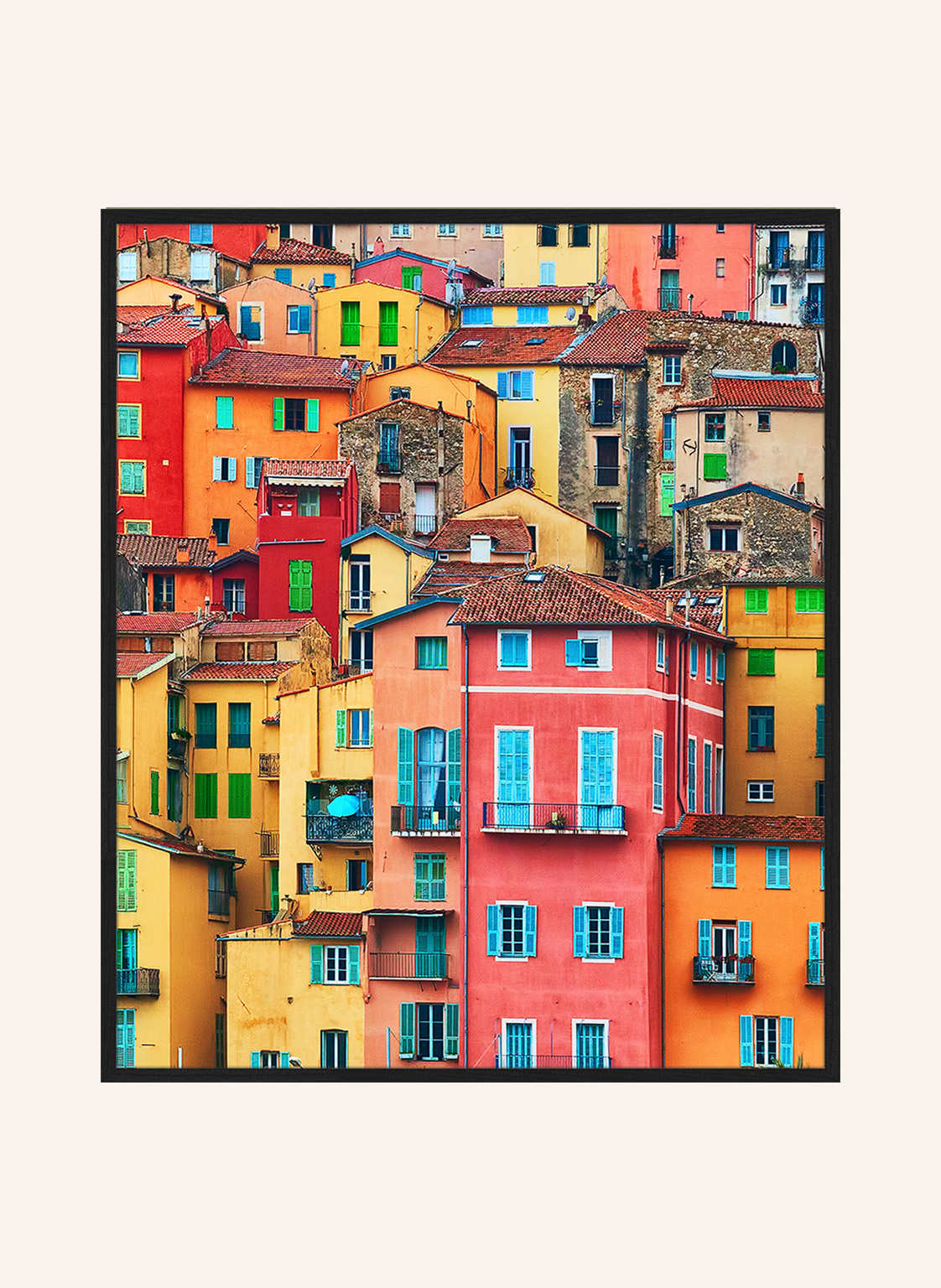 Any Image Wandbild Menton, Cote D'azur, France Mit Rahmen schwarz Any Image Wandbild Menton, Cote D'azur, France Mit Rahmen schwarz von ANY IMAGE