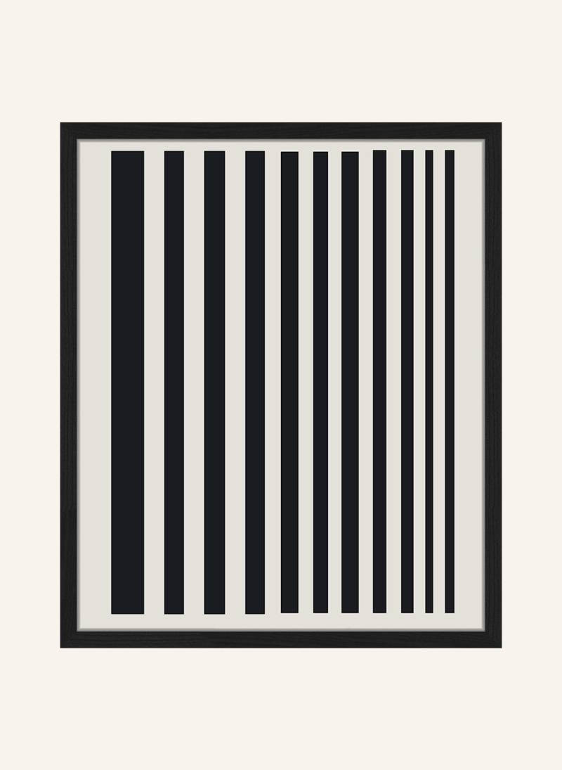 Any Image Wandbild Parallele Linien Mit Rahmen schwarz Any Image Wandbild Parallele Linien Mit Rahmen schwarz von ANY IMAGE