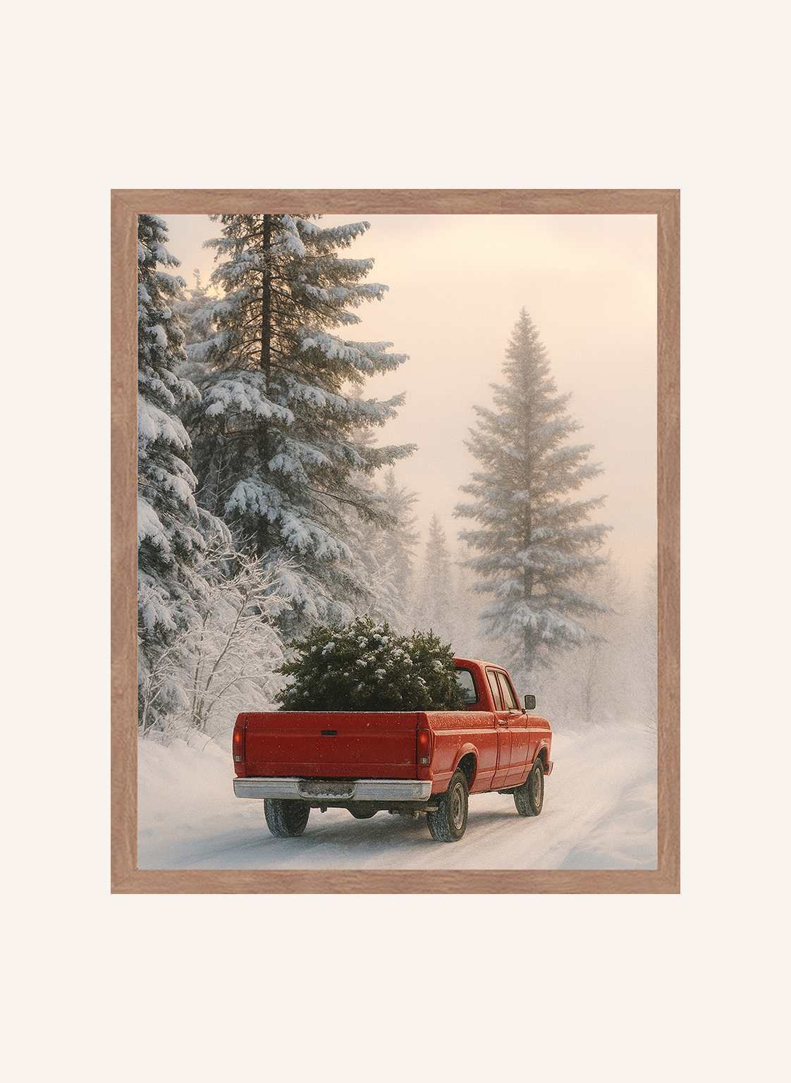 Any Image Wandbild Weihnachtstradition Mit Rahmen braun von ANY IMAGE