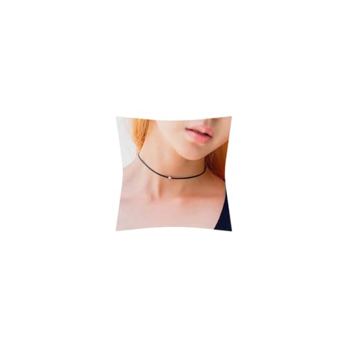 ANYILVTULI Dünner schwarzer Choker, schicker Strang, Halskette, Perle, leichter Schmuck, 2023771133 von ANYILVTULI