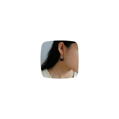 ANYILVTULI Schwarze Perlenohrringe Classy Ohrringe 11081246 von ANYILVTULI