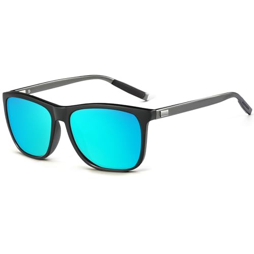 ANYLUV Polarisiert Sonnenbrille-Herren Damen Outdoor Sunglasses Sonnenbrillen Unisex Retro Schwarz Brille UV400 Fahren Wandern Golf von ANYLUV