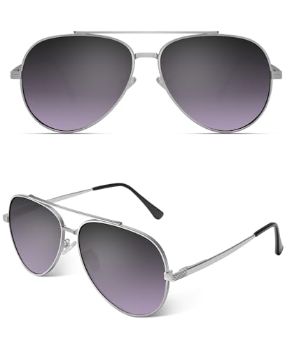 ANYLUV Polarisiert-Sonnenbrille-Herren-Damen Premium Metallrahmen Unisex mit UV400 Schutz Vintage Schwarz Fahrerbrille von ANYLUV