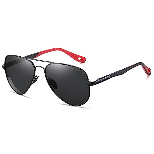 ANYPRO Sonnenbrille Herren Polarisiert Pilotenbrille sonnenbrillen Damen Polarisierte Piloten Sonnen Brille Fahren Angeln UV400 Schutz Fliegerbrille von ANYPRO