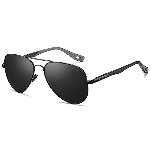 ANYPRO Sonnenbrille Herren Polarisiert Pilotenbrille sonnenbrillen Damen Polarisierte Piloten Sonnen Brille Fahren Angeln UV400 Schutz Fliegerbrille von ANYPRO