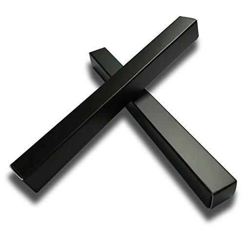 ANZKA 50 Stück Eyeliner-Verpackungsboxen, 15 x 1,5 x 1,5 cm, Twist-Stift-Verpackungsbox, schwarze matte Nagelölstifte, Verpackungsboxen von ANZKA