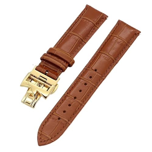 ANZOAT 19 mm, 20 mm, 22 mm, doppelseitiges Rindslederarmband für Vacheron VC Uhrenarmband Constantin für Damen und Herren, 20 mm, Achat von ANZOAT