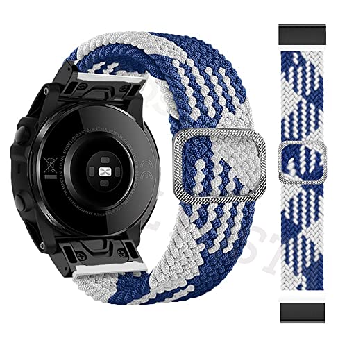 ANZOAT 22 mm Smartwatch-Armband für Garmin Fenix 6, 6Pro, 5, 5Plus, 7, Descent MK2S, Easyfit, geflochtenes Armband für Marq-Serie, 22mm Fenix 5 5Plus, Achat von ANZOAT